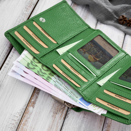 Portfel damski duży czarny ze skóry naturalnej pojemny Paolo Peruzzi T-138-GB