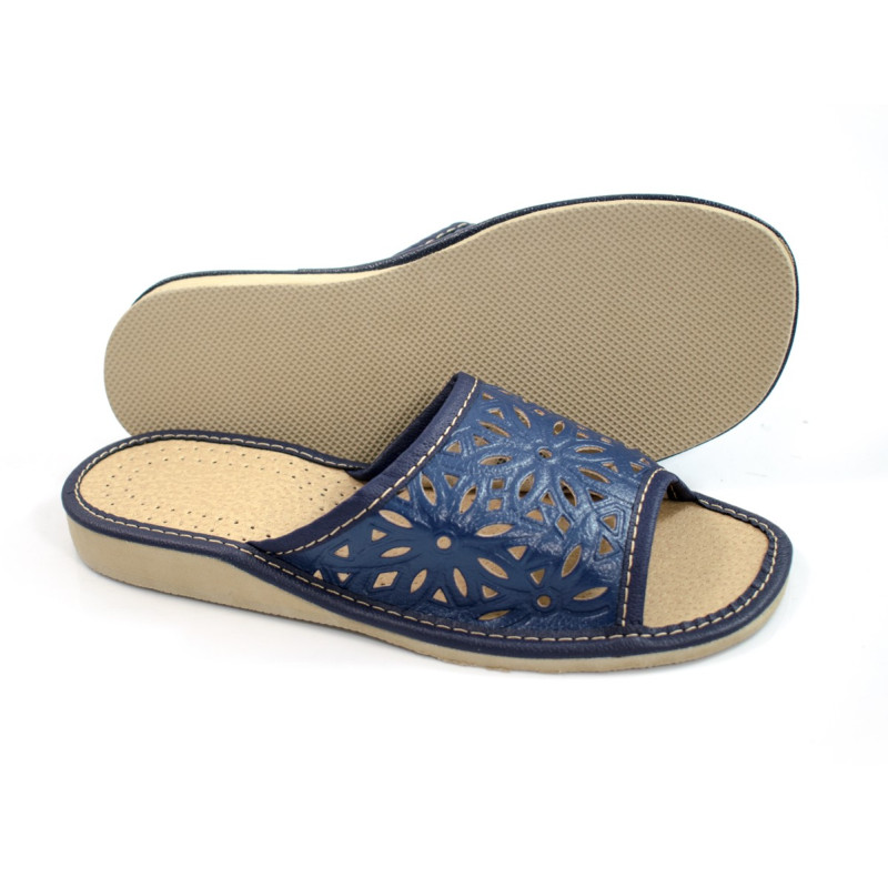 Kapcie klapki damskie R.36 ażurowe wygodne lekkie profilowane KD-02-DB-36