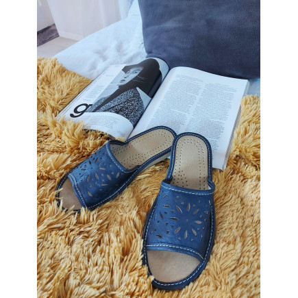 Kapcie klapki damskie R.36 ażurowe wygodne lekkie profilowane KD-02-DB-36