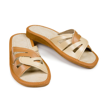 Kapcie damskie R.39 profilowane klapki komfort i wygoda na co dzień KD-05-BR-39