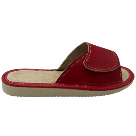 Kapcie damskie R.36 na rzep całoroczne wsuwane koturn KD-01-RD-36