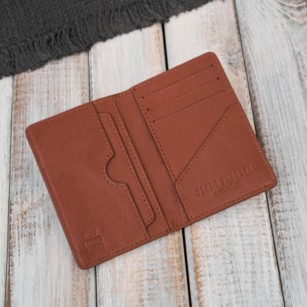 Etui na karty koniakowe skórzane eleganckie Paolo Peruzzi KV-05-CG