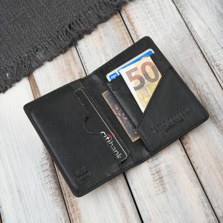 Etui na karty skóra naturalna z wężowym printem eleganckie Paolo Peruzzi KV-05-PT