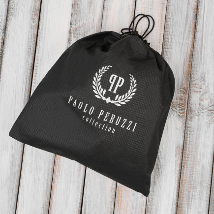 Torebka damska skórzana listonoszka ze skóry licowej modna czarna Paolo Peruzzi KV-06-BL