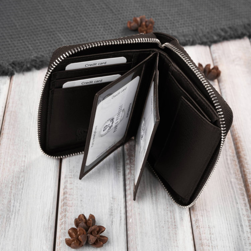 Stylowy zestaw męski Paolo Peruzzi – torba na ramię mieszcząca laptopa 15,6” oraz elegancki portfel z ochroną RFID.