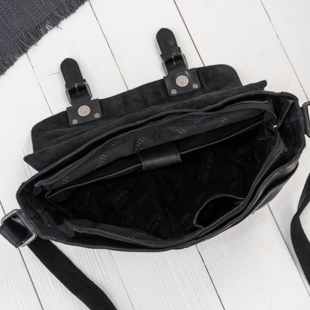 Torba męska skórzana Paolo Peruzzi SL-14-BL na laptopa A4