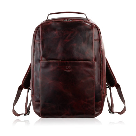 Plecak skórzany Paolo Peruzzi SL-15-CG na laptopa 15,6″